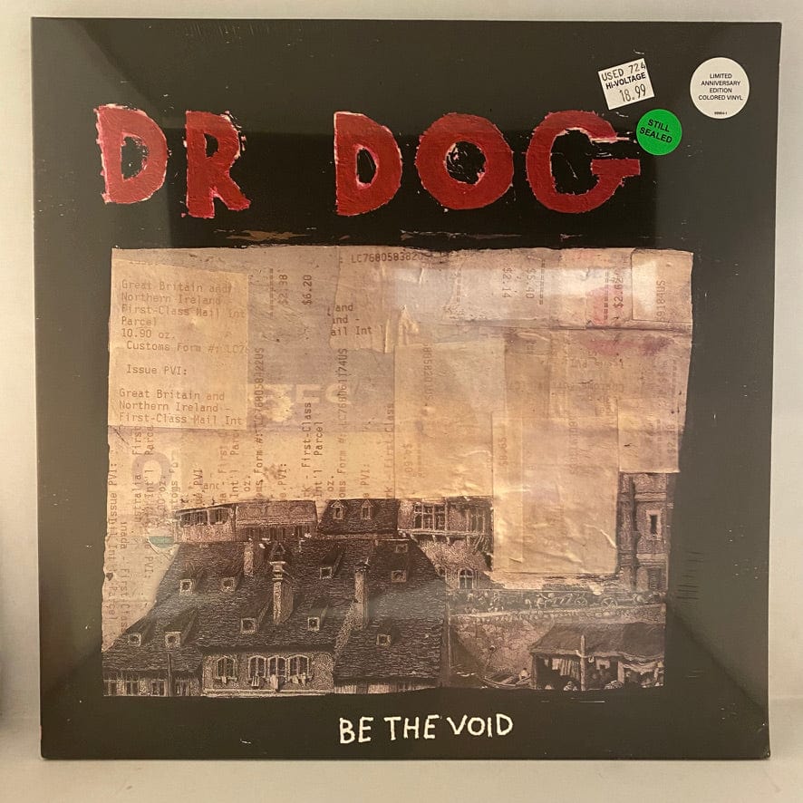 Dr. Dog – Be The Void LP USED NOS STILL SEALED Clear/Red Galaxy Vinyl