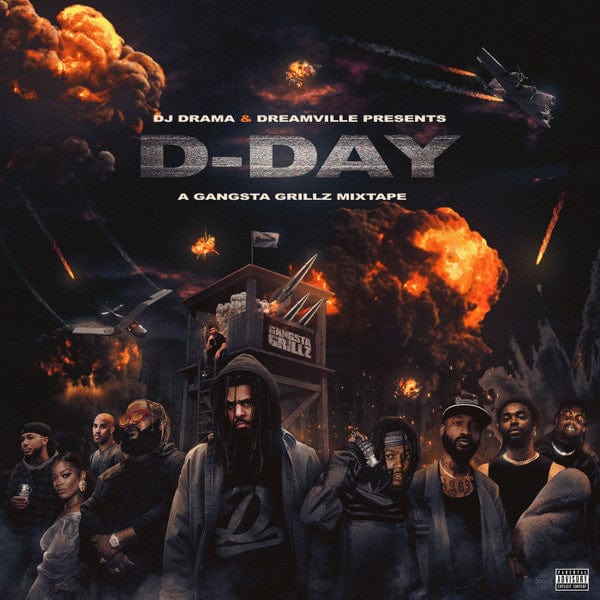 Dreamville & DJ Drama Presents D-Day: A Gangsta Grillz Mixtape LP NEW IMPORT