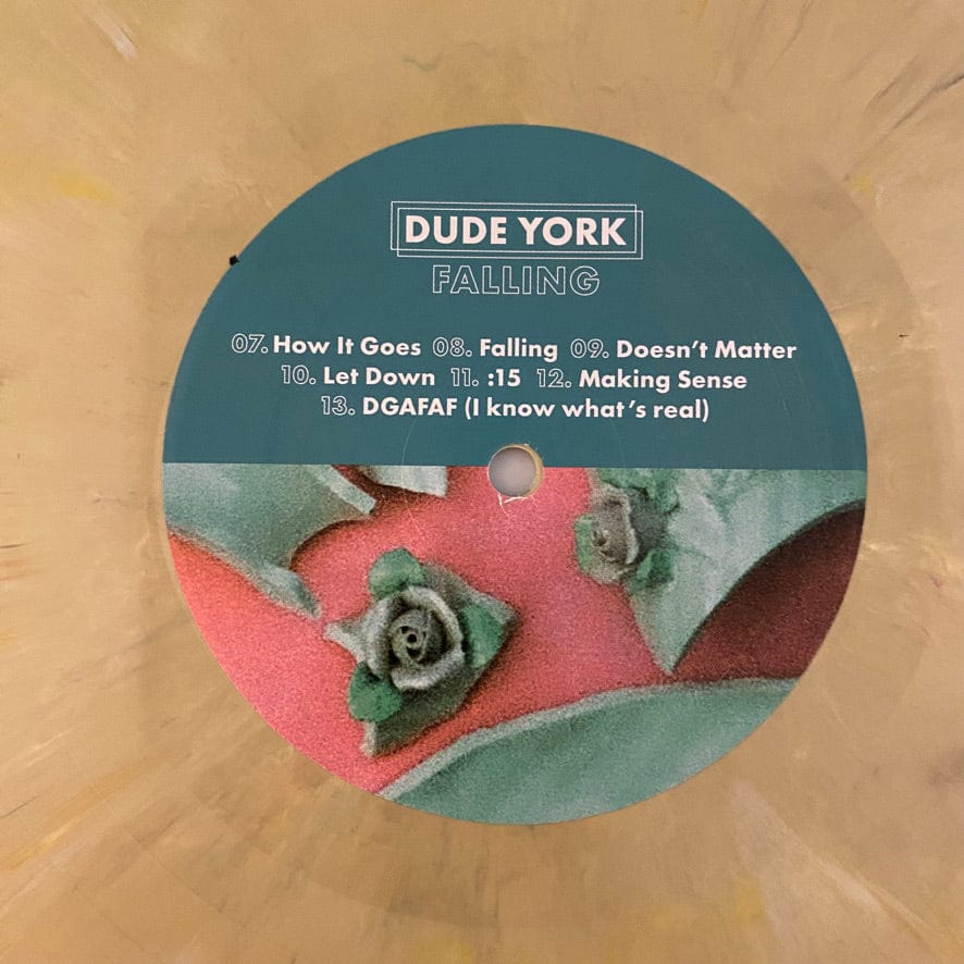 Dude York – Falling LP USED NM/NM Color Vinyl - Image 4