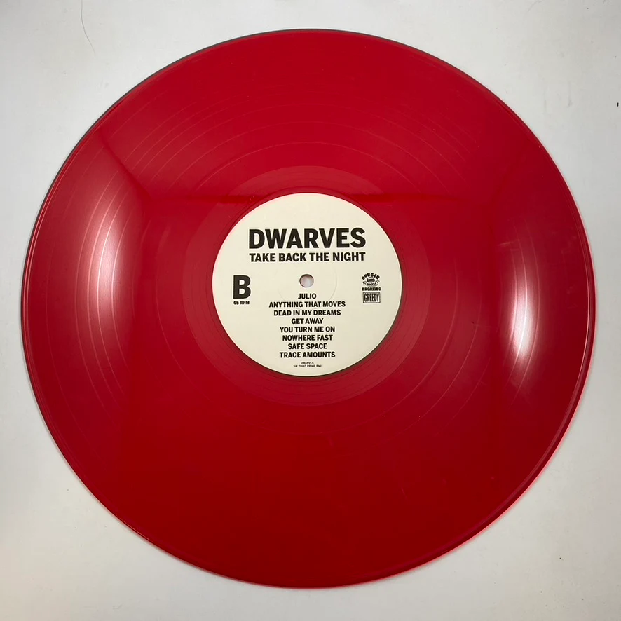 Dwarves – Take Back The Night LP USED Vinyl NM/VG+ Color Vinyl - Image 5