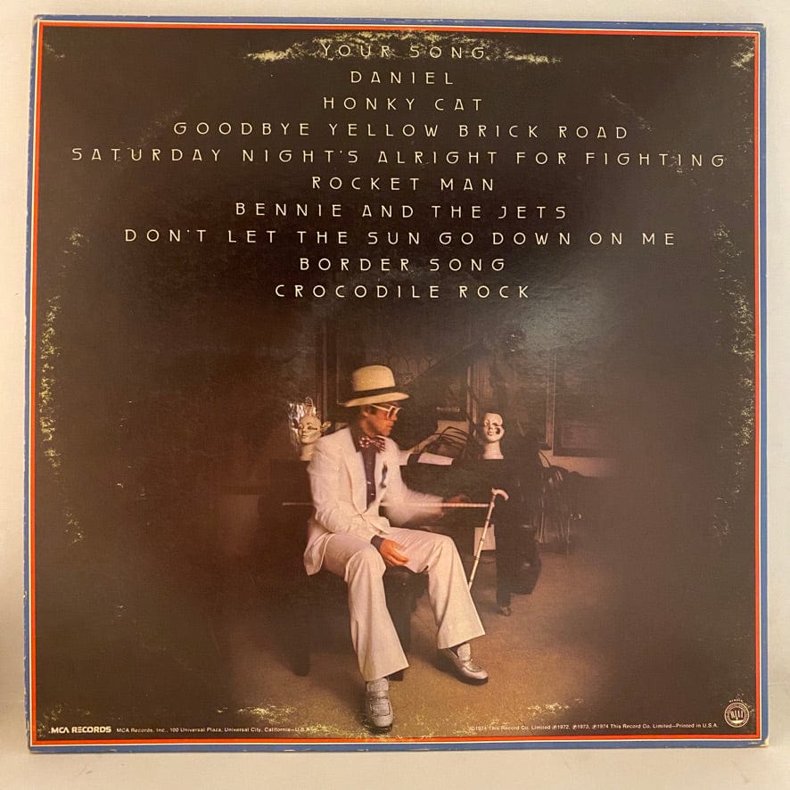 Elton John – Greatest Hits LP USED VG++/VG+ - Image 2