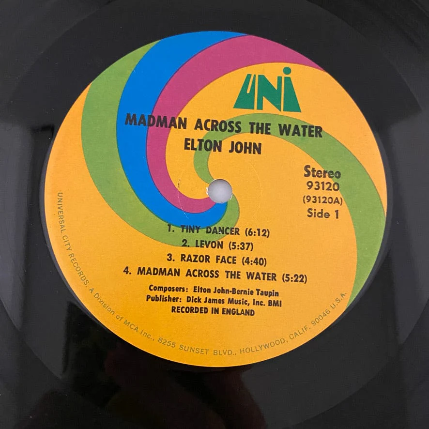 Elton John – Madman Across The Water LP USED VG++/VG+ 1971 Pressing - Image 4