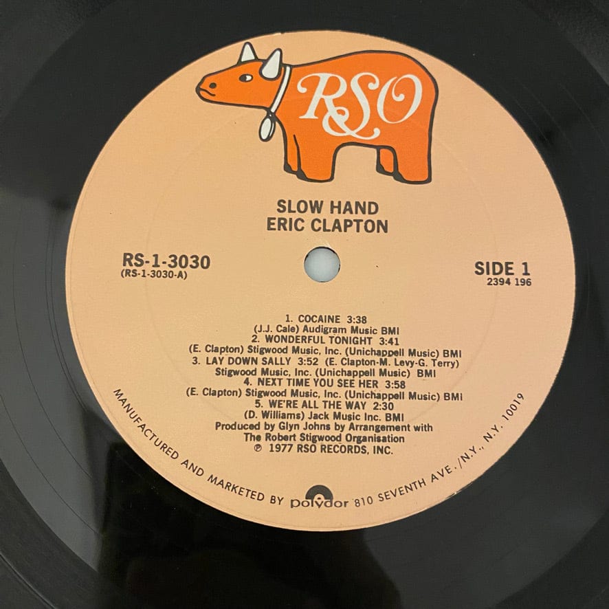 Eric Clapton – Slowhand LP USED VG++/VG+ 1977 Pressing - Image 4