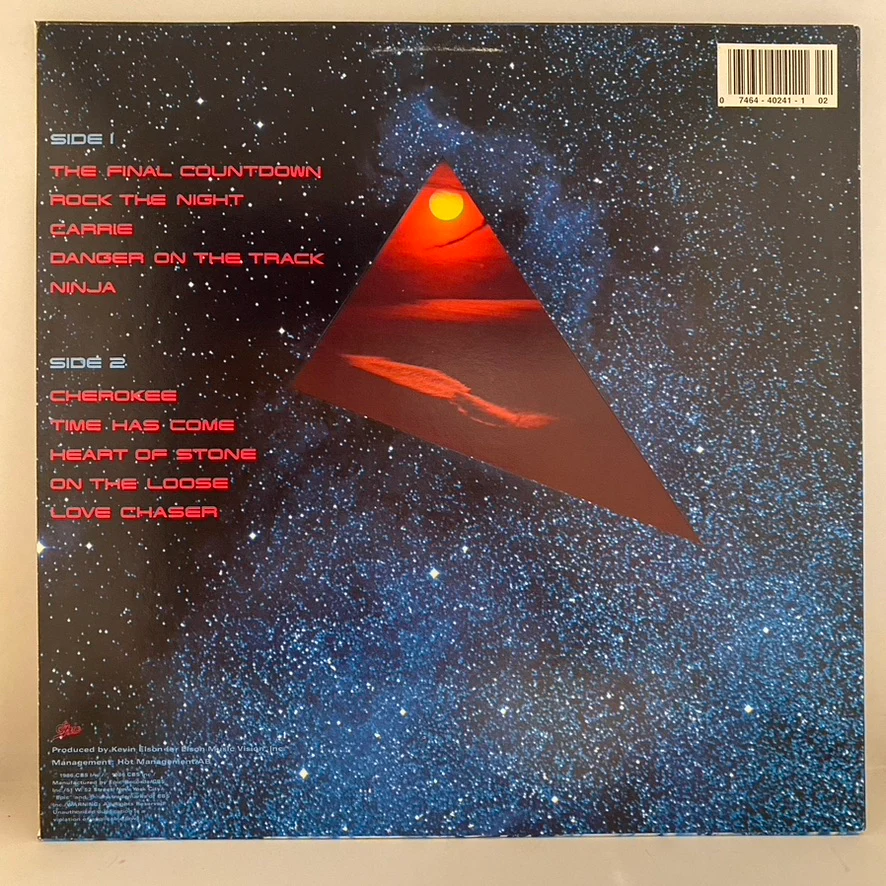 Europe – The Final Countdown LP USED VG++/VG+ 1986 Pressing - Image 2