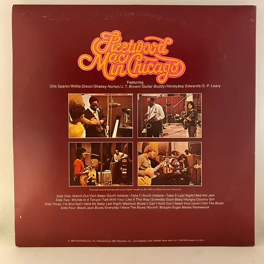Fleetwood Mac – Fleetwood Mac In Chicago 2LP USED VG++/VG+ - Image 2
