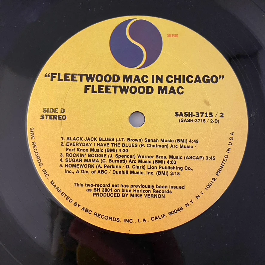 Fleetwood Mac – Fleetwood Mac In Chicago 2LP USED VG++/VG+ - Image 6