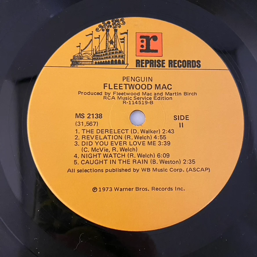 Fleetwood Mac – Penguin LP USED NM/VG+ 1973 Record Club Pressing - Image 4