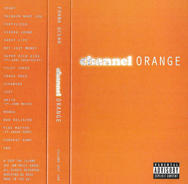 Frank Ocean - Channel Orange CASSETTE NEW IMPORT