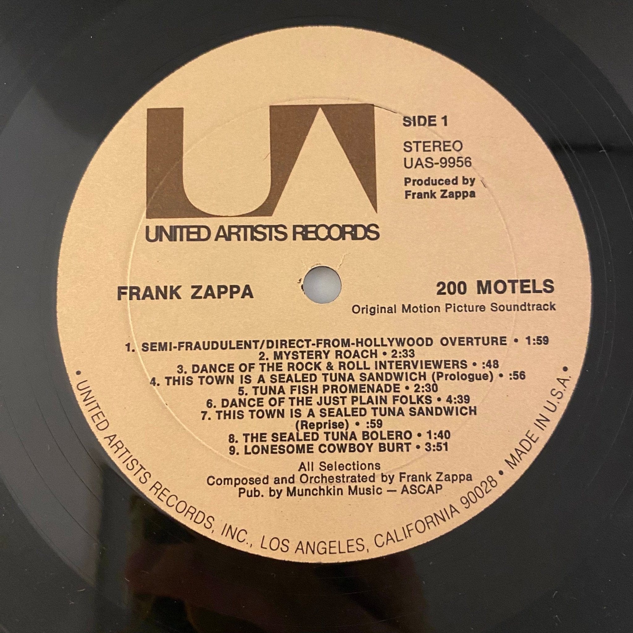 Frank Zappa – 200 Motels 2LP USED VG+/VG - Image 9