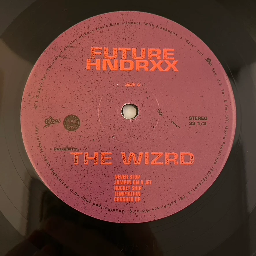 Future Hndrxx – The Wizrd 2LP USED VG++/NM 2019 Pressing - Image 3