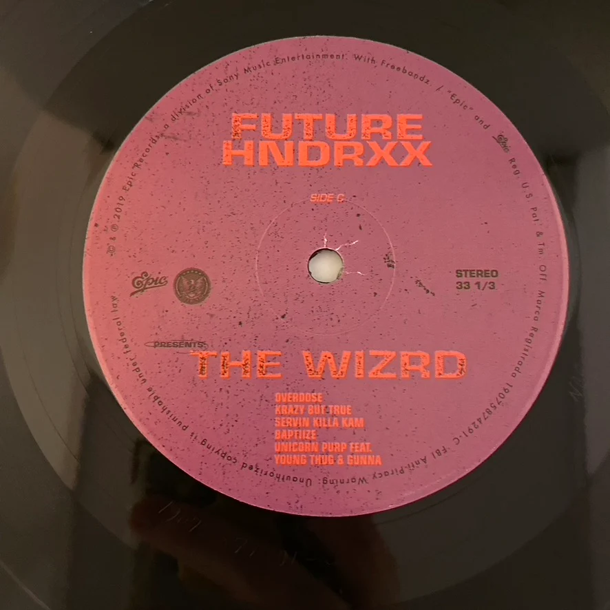Future Hndrxx – The Wizrd 2LP USED VG++/NM 2019 Pressing - Image 5