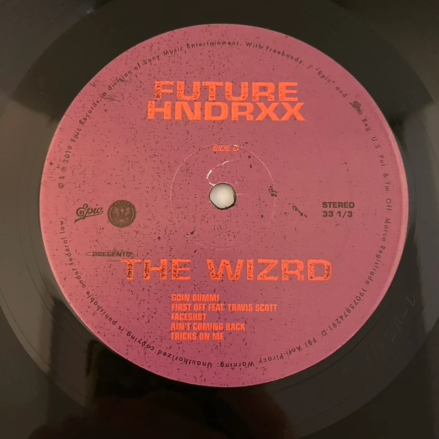 Future Hndrxx – The Wizrd 2LP USED VG++/NM 2019 Pressing - Image 6