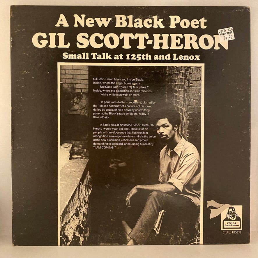 Gil Scott-Heron – Small Talk At 125th And Lenox LP USED VG+/VG+ 1970 Pressing