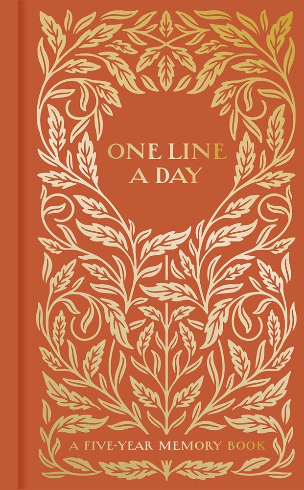 Gilded One Line a Day: A Five-Year Memory Book by Chronicle Books, Dana Tanamachi