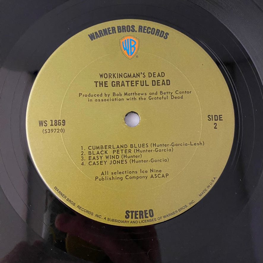 Grateful Dead – Workingman's Dead LP USED VG+/VG+ 1970 Pressing - Image 4