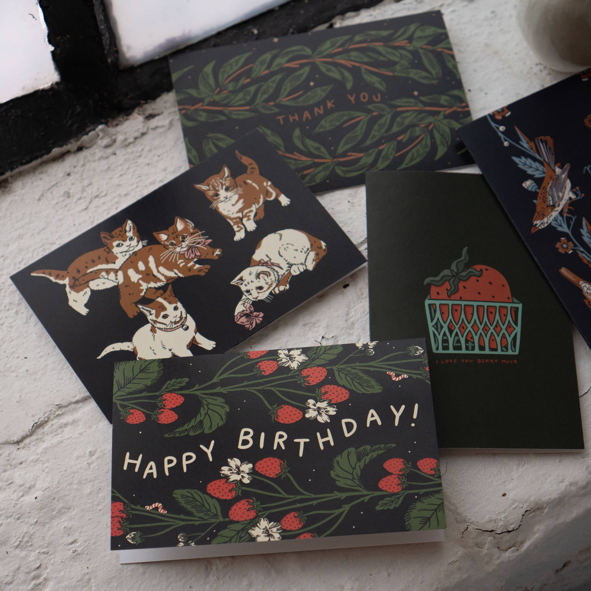 Happy Birthday (Strawberries) Card - Image 2