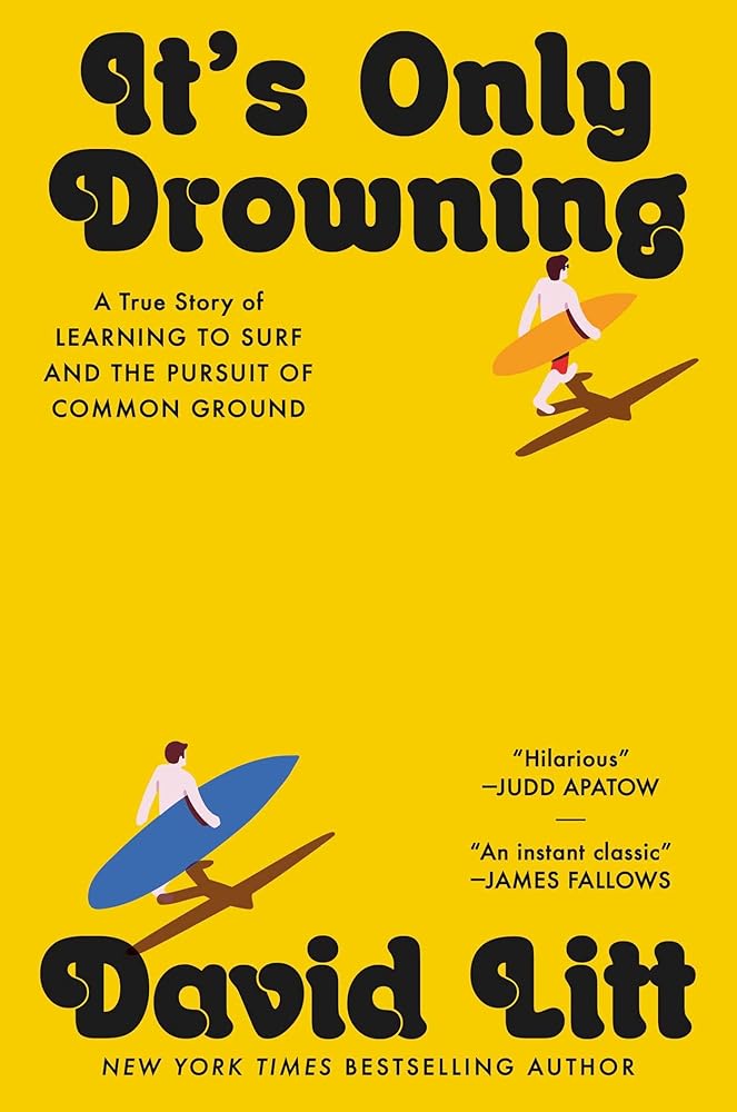 It's Only Drowning: A True Story of Learning to Surf and the Pursuit of Common Ground by David Litt