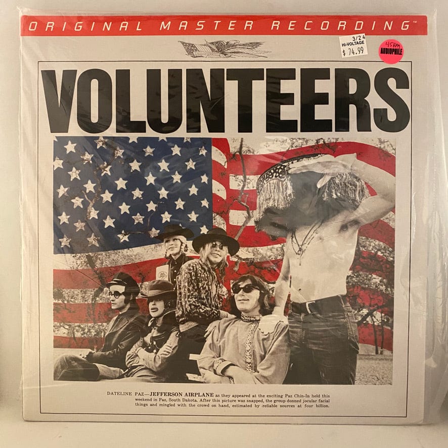 Jefferson Airplane – Volunteers 2LP USED VG++/VG++ MFSL Numbered 45rpm