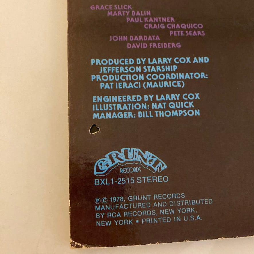 Jefferson Starship – Earth LP USED VG++/VG - Image 3