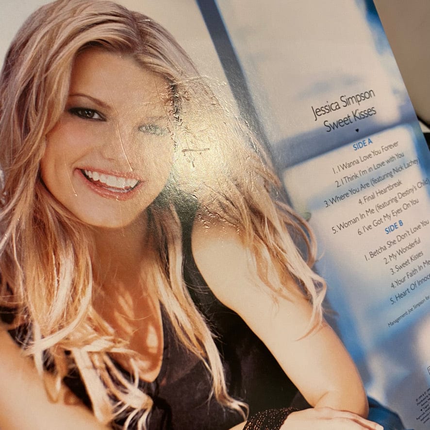Jessica Simpson – Sweet Kisses LP USED NM/VG+ Pink Vinyl - Image 5