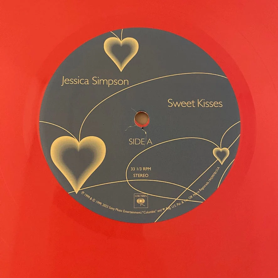 Jessica Simpson – Sweet Kisses LP USED NM/VG+ Pink Vinyl - Image 6