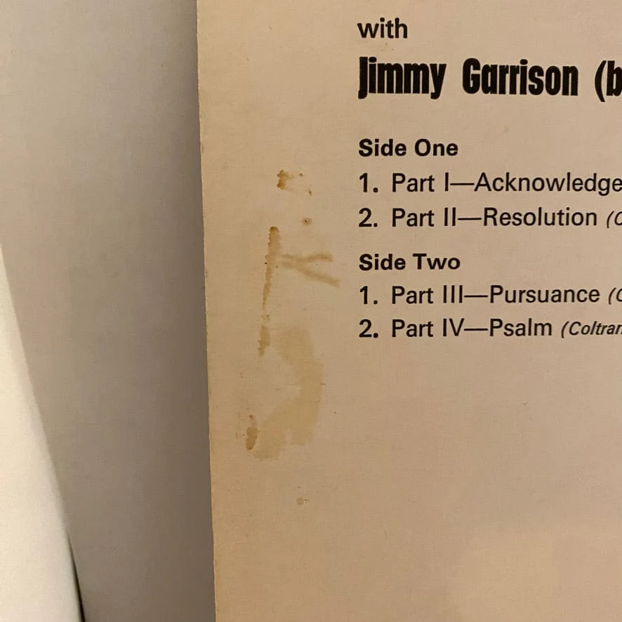 John Coltrane – A Love Supreme VG+/VG+ 1965 UK Pressing - Image 3