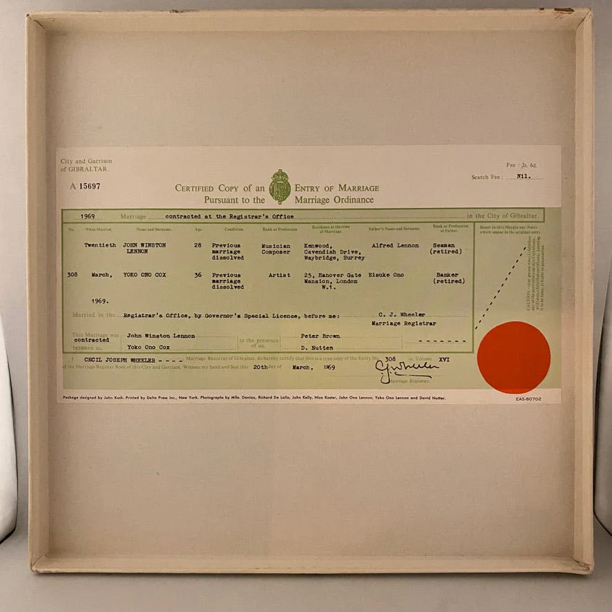 John Lennon / Yoko Ono – Wedding Album LP USED VG++/VG Box Set 1977 Japanese Pressing - Image 7
