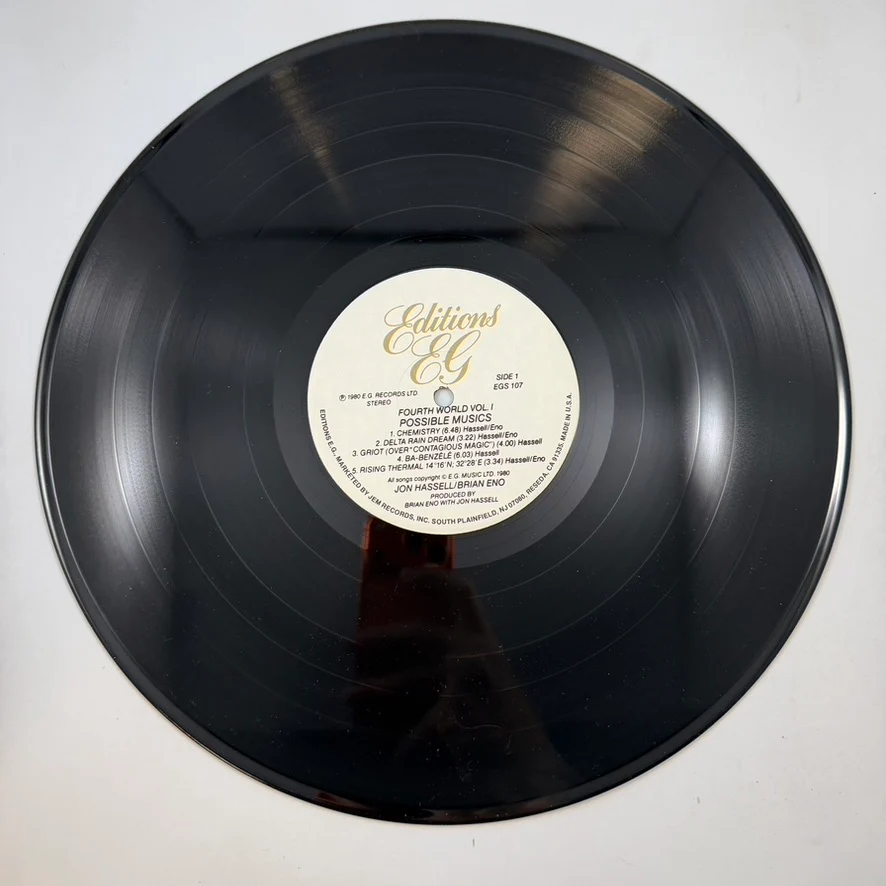 Jon Hassell / Brian Eno – Fourth World Vol. 1 - Possible Musics LP USED Vinyl NM/VG++ - Image 3