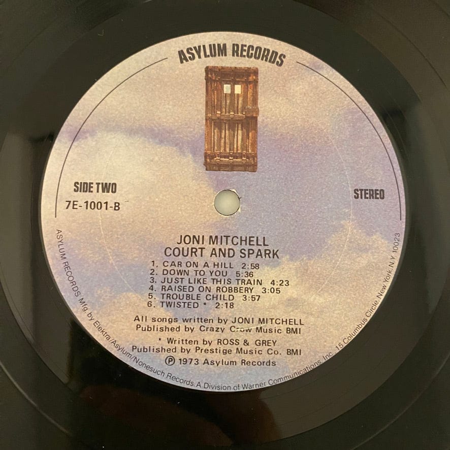 Joni Mitchell – Court And Spark LP USED NM/NM 1974 Pressing w/ Hype Sticker in Shrink - Image 4