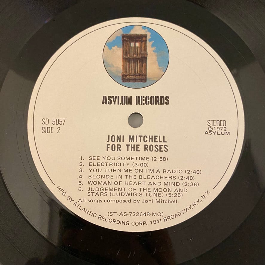 Joni Mitchell – For The Roses LP USED VG++/VG+ 1972 Pressing - Image 4