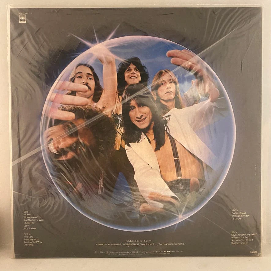 Journey – Captured 2LP USED NOS STILL SEALED 1981 Japanese Pressing - Image 2