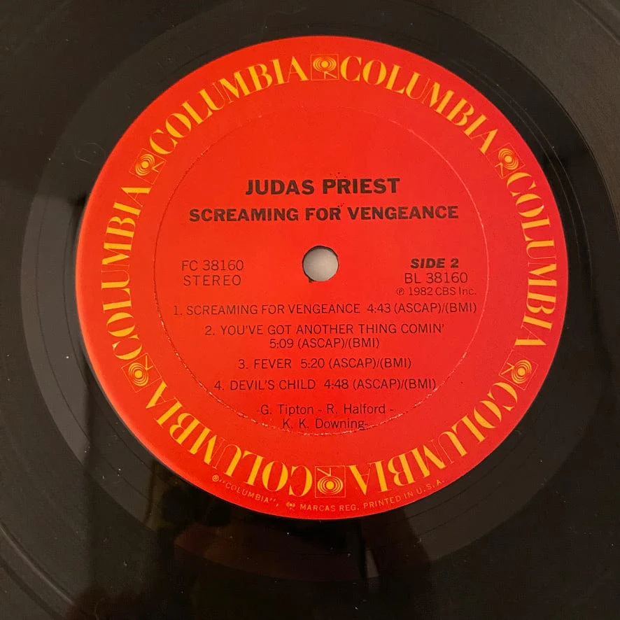 Judas Priest – Screaming For Vengeance LP USED VG++/VG++ 1982 Pressing - Image 4