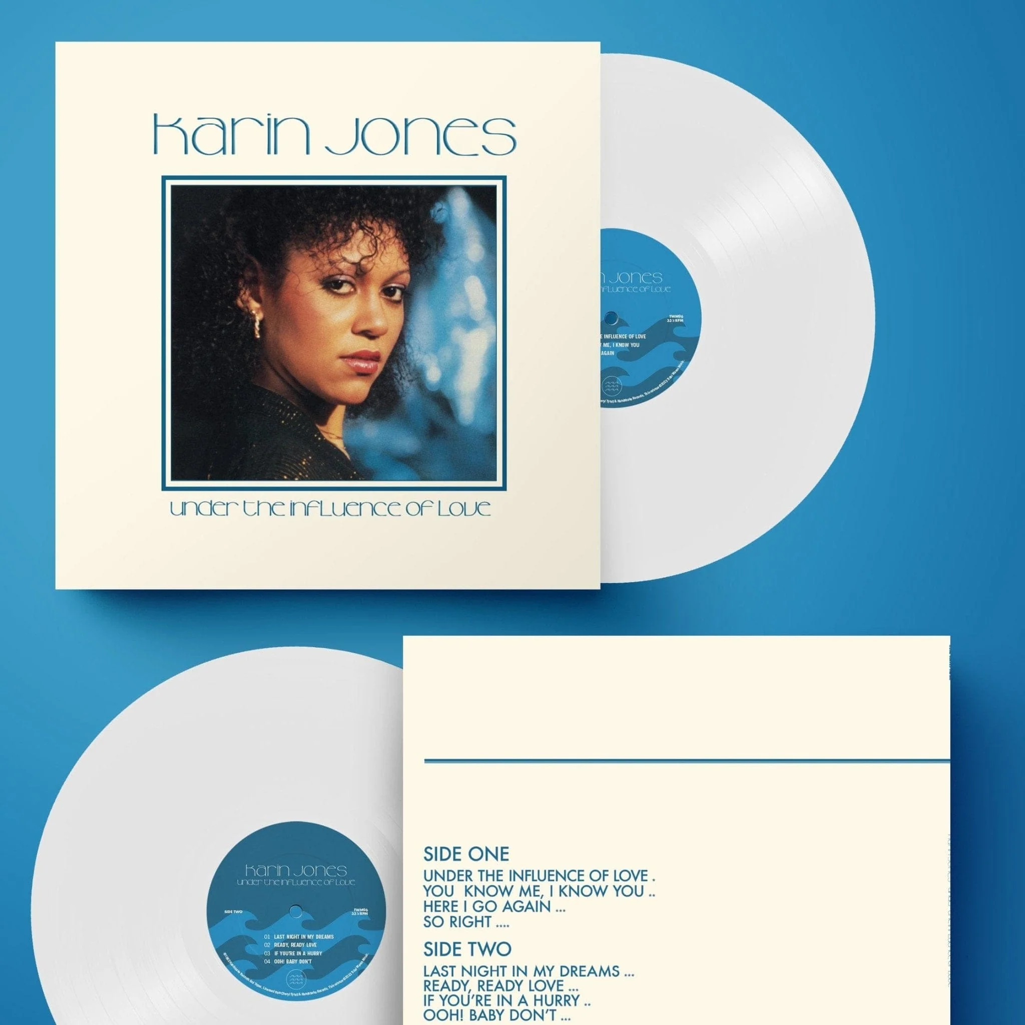 Karin Jones - Under The Influence Of Love LP NEW WHITE VINYL