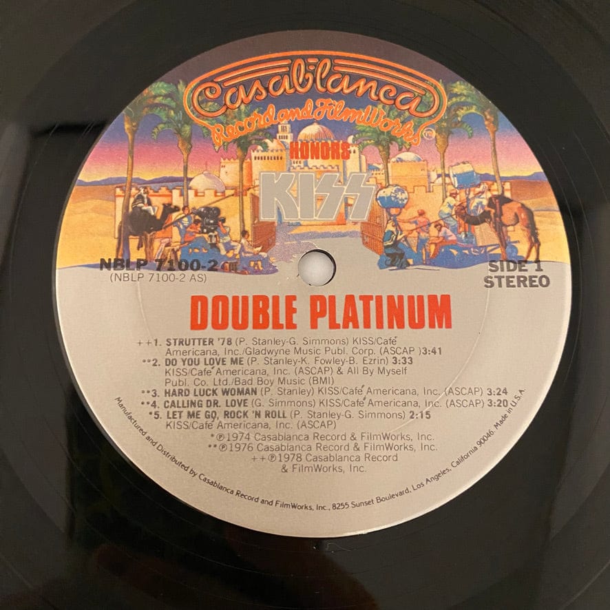 Kiss – Double Platinum 2LP USED VG++/VG+ 1978 Club Pressing - Image 3