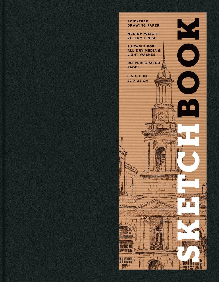 Large Sketchbook 8.5 x 11" - Basic Bound (Black)