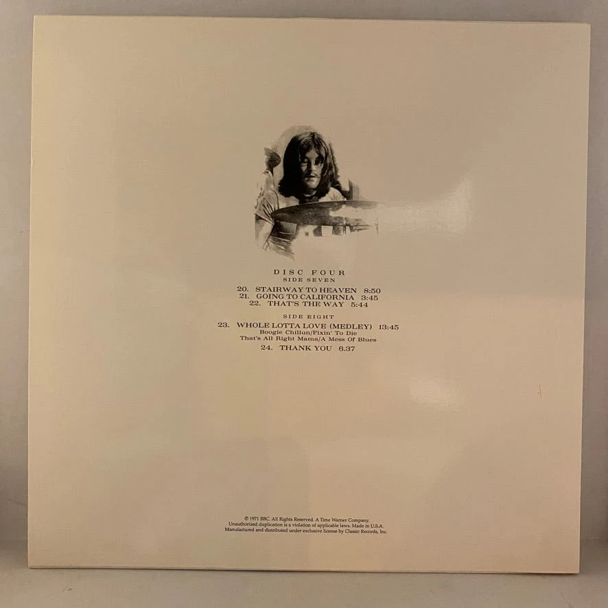 Led Zeppelin – BBC Sessions 4LP USED NM/VG+ 1997 Pressing Box Set - Image 20
