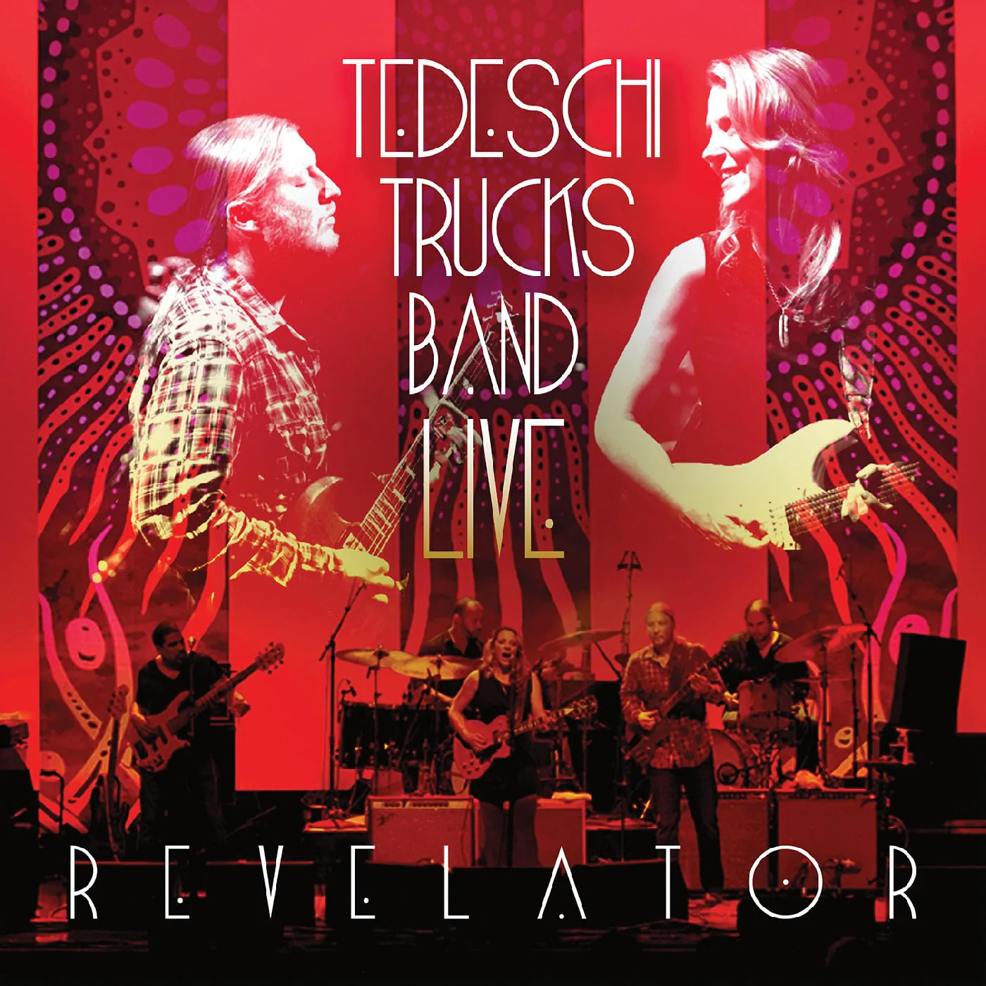 Tedeschi Trucks Band - Live Revelator FIRE ORANGE WITH BLACK SWIRL LP NEW - Image 2