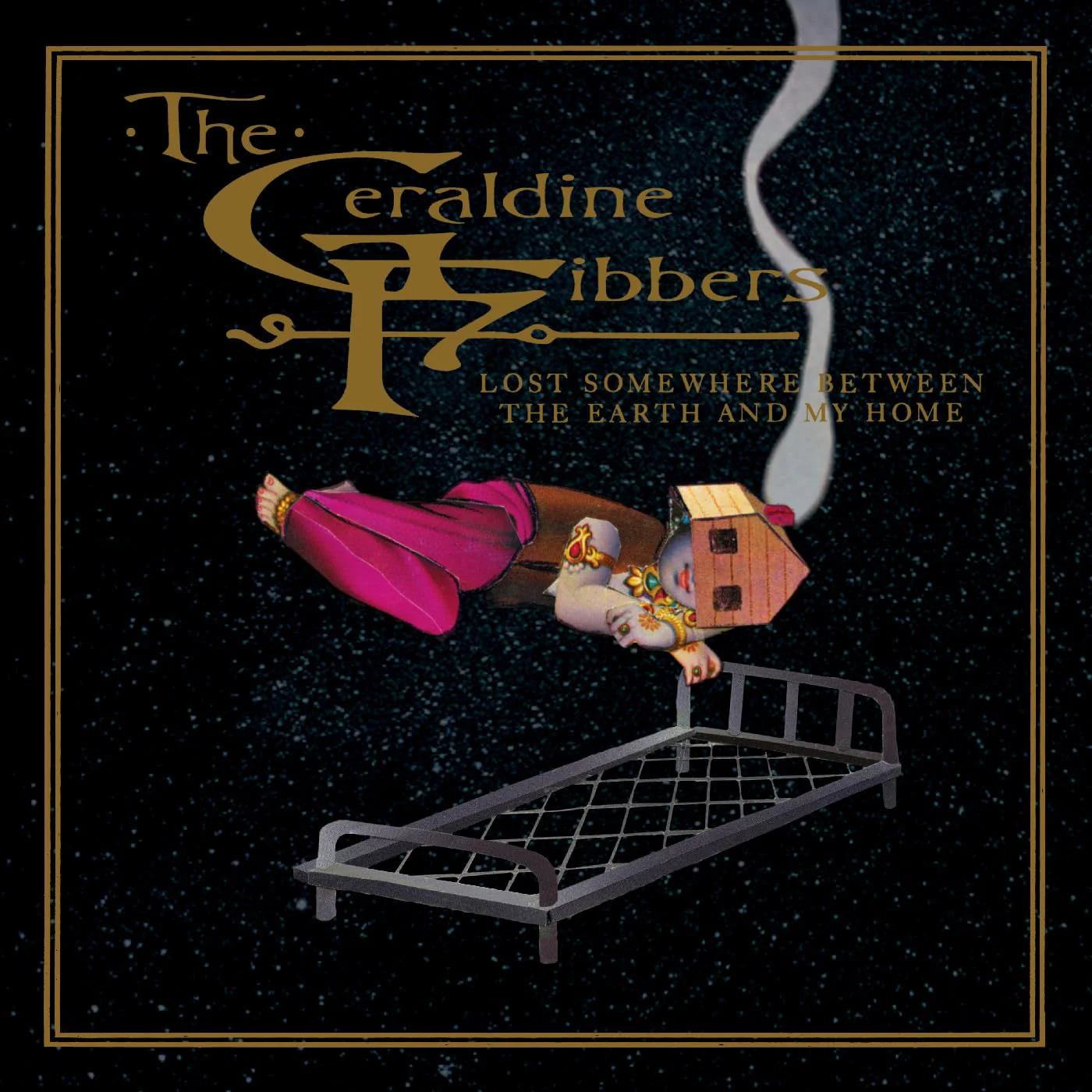 The Geraldine Fibbers - Lost Somewhere Between the Earth and my Home  - MAGENTA W/ BLACK SMOKE  LP NEW - Image 2