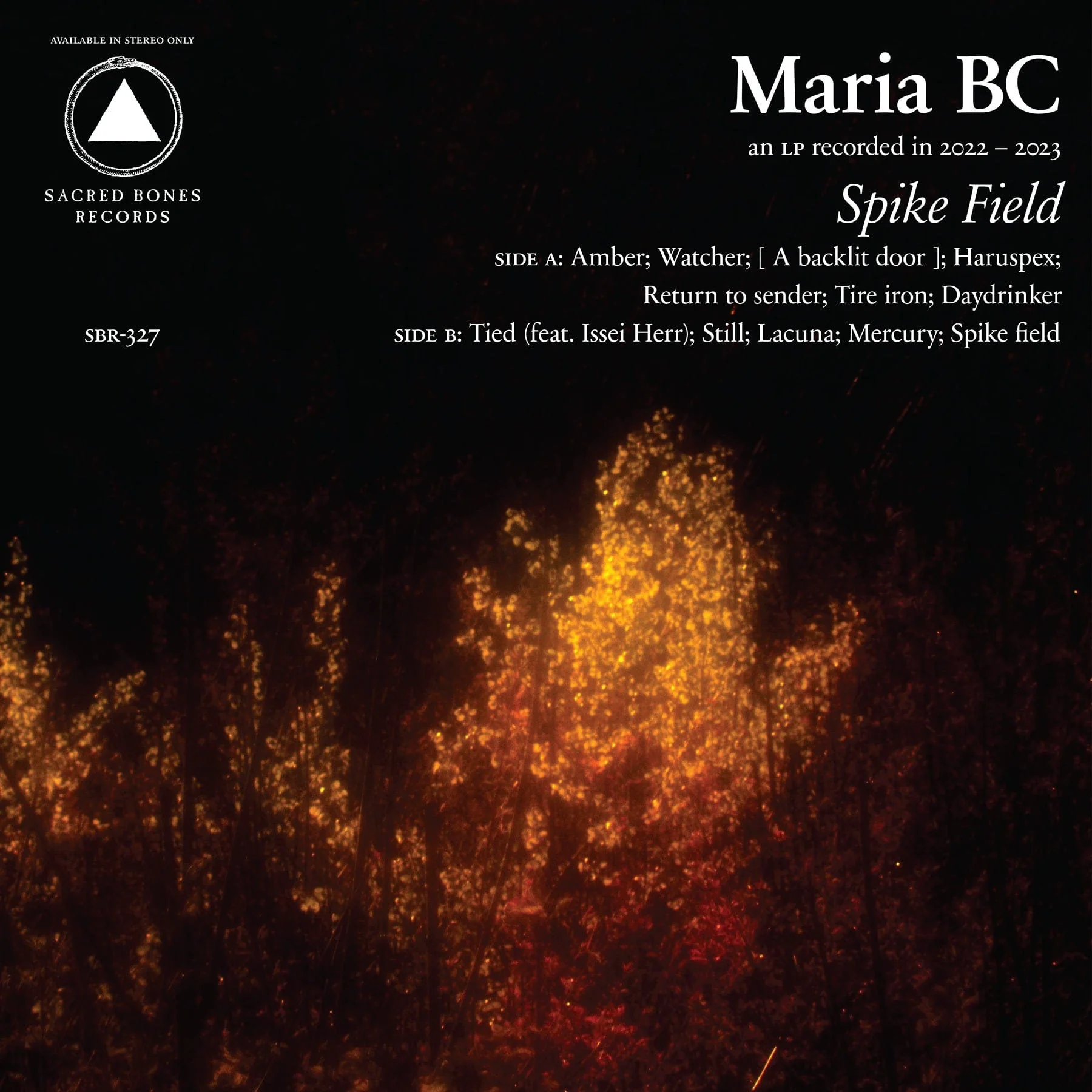 Maria BC - Spike Field LP NEW RED VINYL