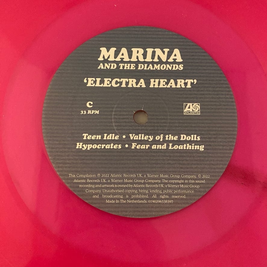 Marina And The Diamonds – Electra Heart (Platinum Blonde Edition) 2LP USED VG++/VG+ Pink Vinyl - Image 8