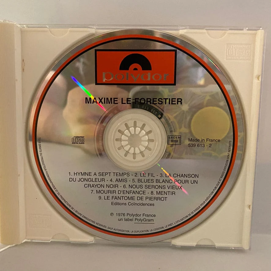 Maxime Le Forestier – Maxime Le Forestier CD USED NM/VG+ - Image 3