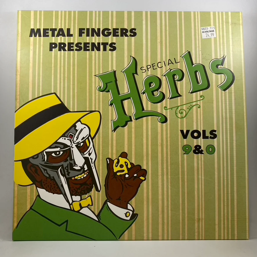 Metal Fingers – Special Herbs Vols 9&0 LP USED Vinyl NM/NM