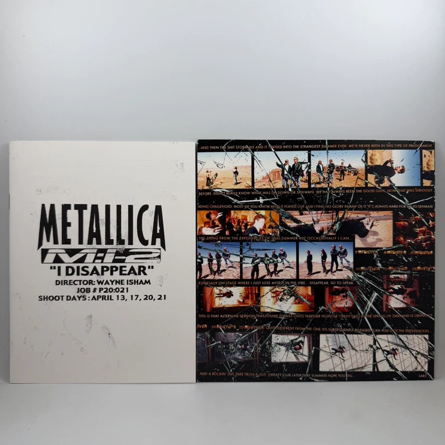 Metallica – Disappear (Leaked And Live) 7" USED Vinyl NM/NM - Image 3