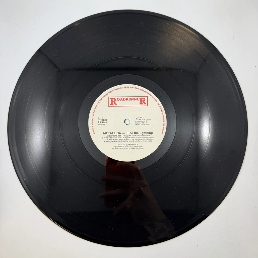 Metallica – Ride The Lightning LP USED Vinyl VG/VG - Image 4