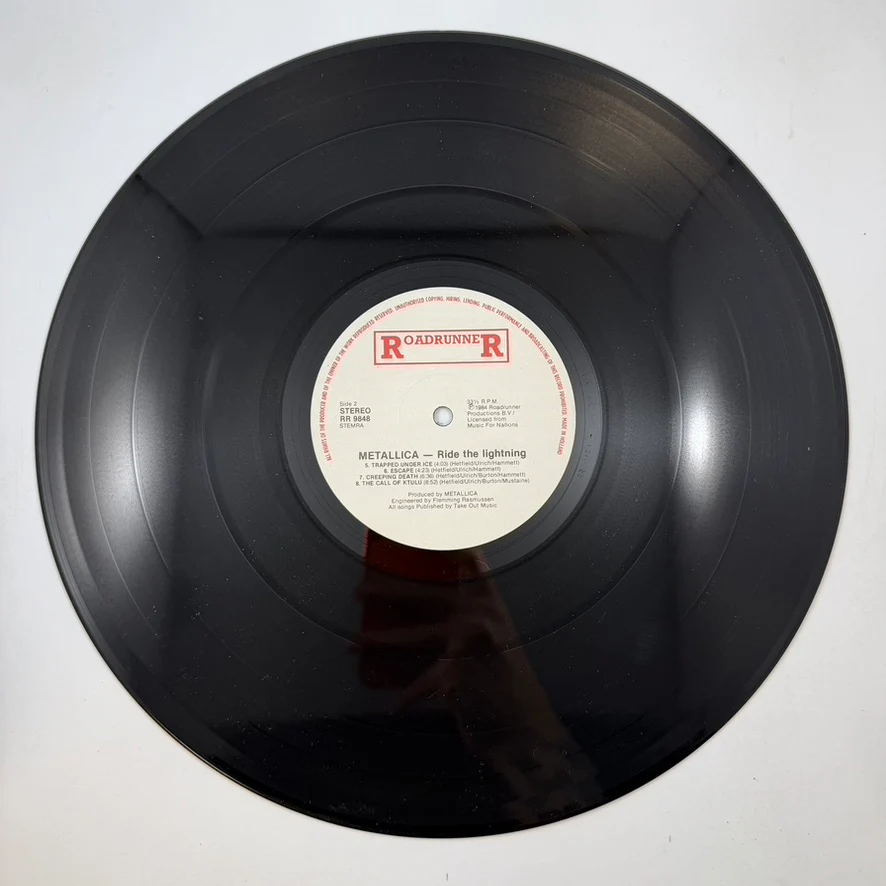 Metallica – Ride The Lightning LP USED Vinyl VG/VG - Image 5