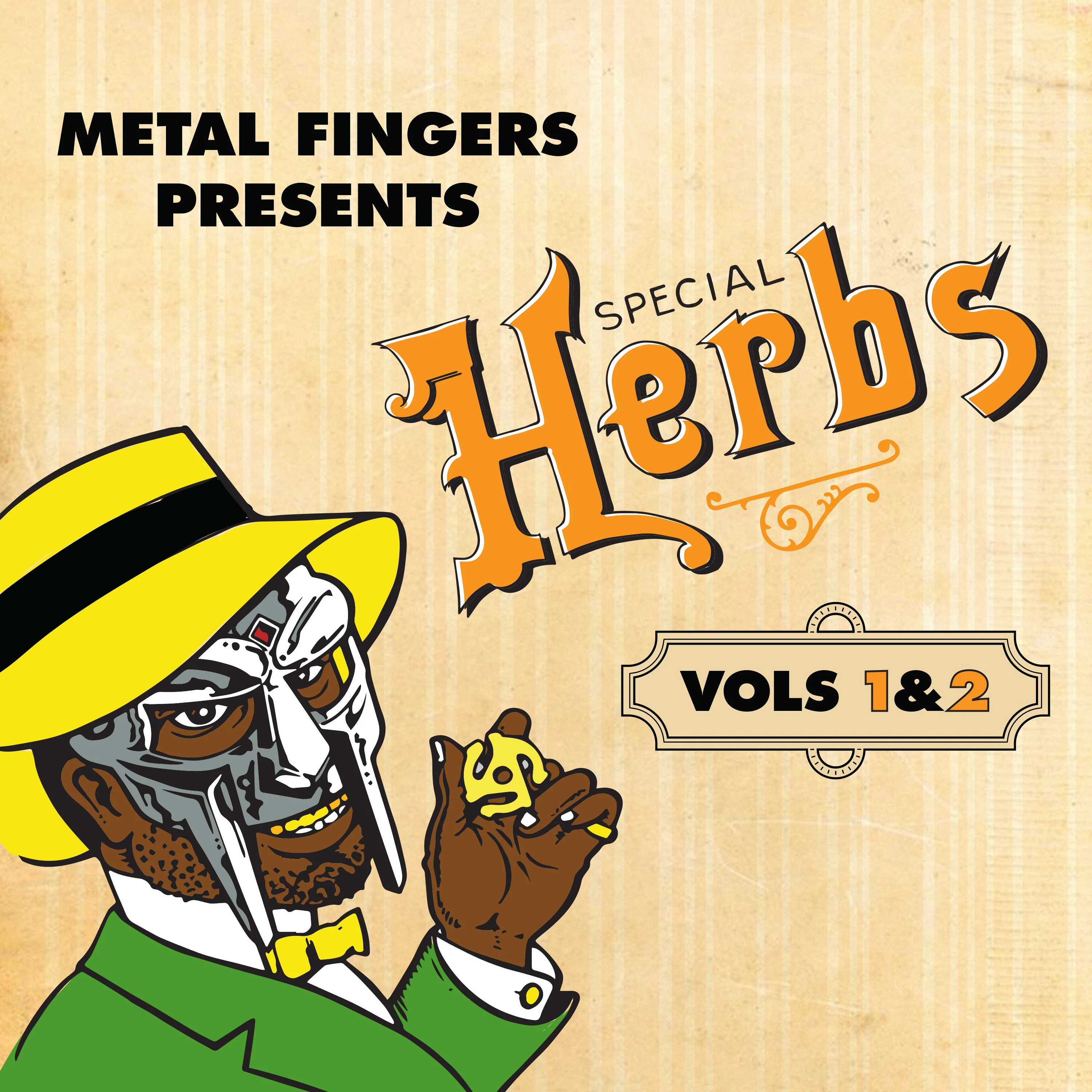 MF DOOM - Metal Fingers Presents: Special Herbs Vol. 1 & 2 2LP NEW