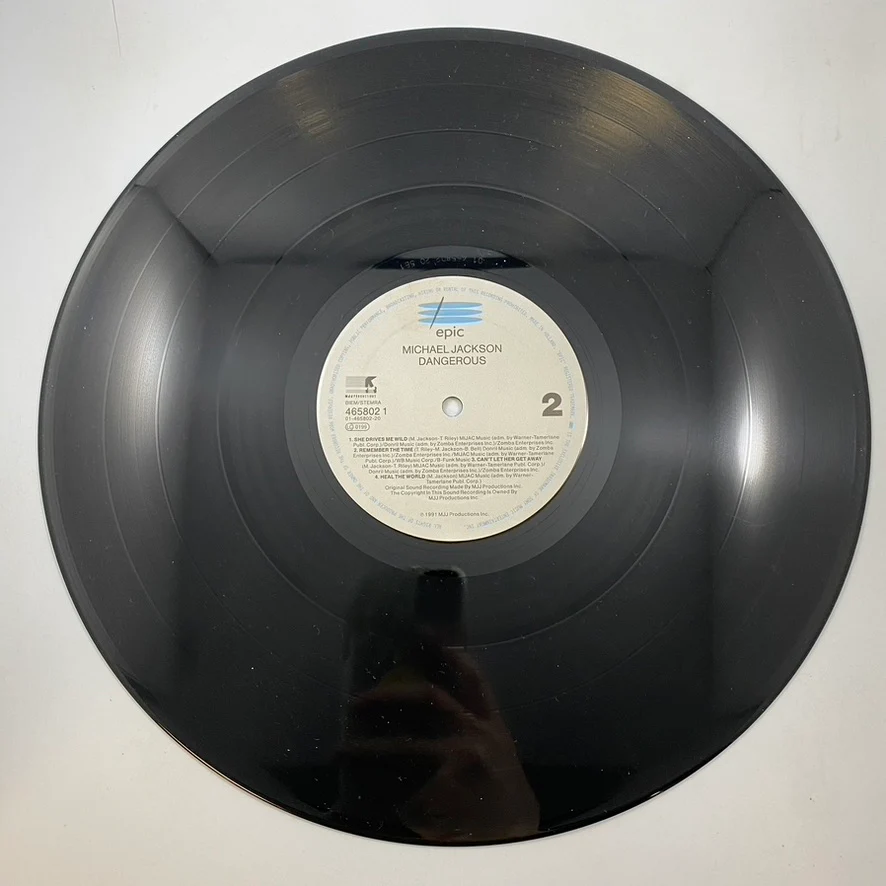 Michael Jackson – Dangerous LP USED Vinyl VG+/VG - Image 6