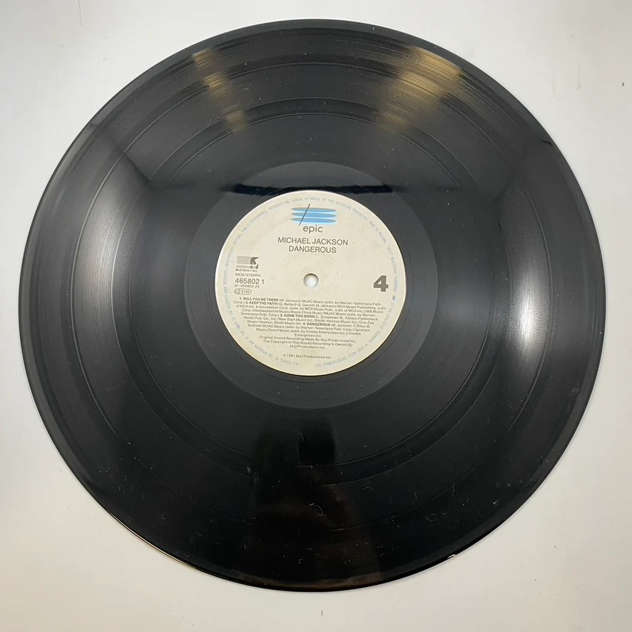 Michael Jackson – Dangerous LP USED Vinyl VG+/VG - Image 8