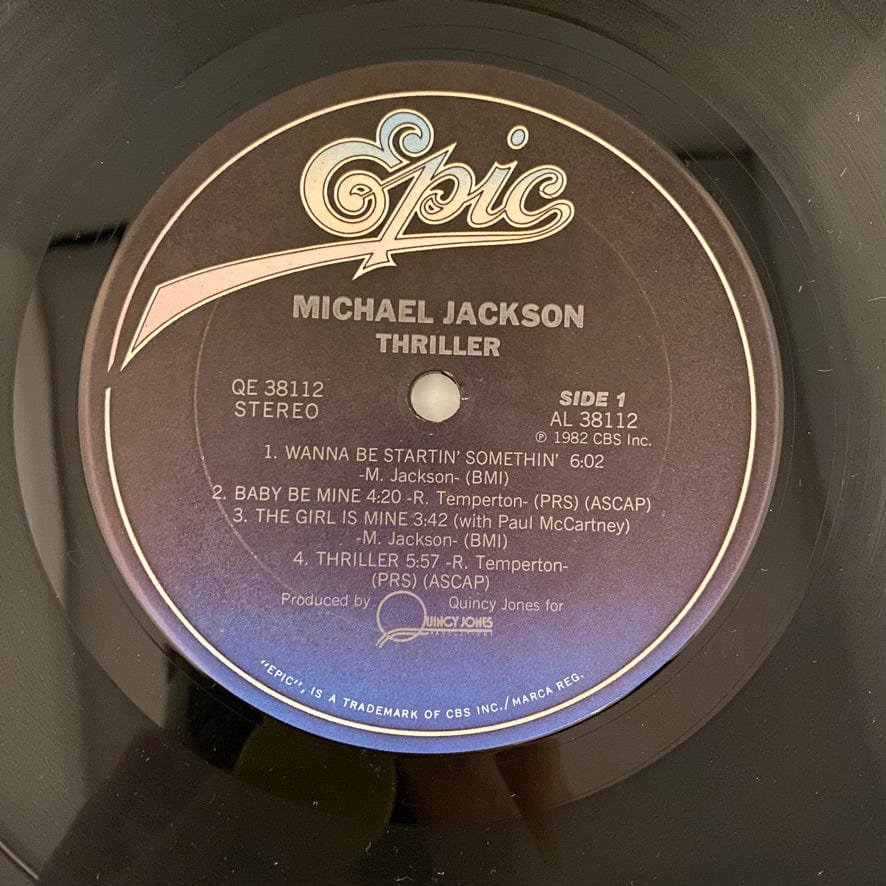 Michael Jackson – Thriller LP USED NM/VG++ 1982 Pressing - Image 3