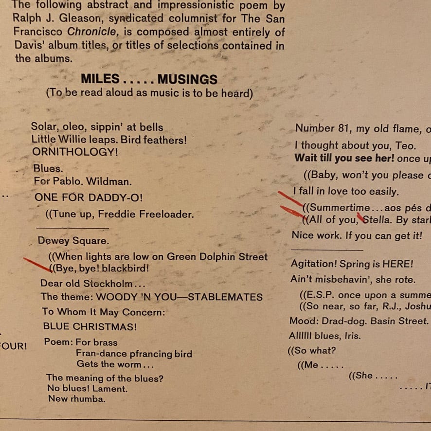 Miles Davis – E.S.P. LP USED VG+/VG Original Pressing - Image 3